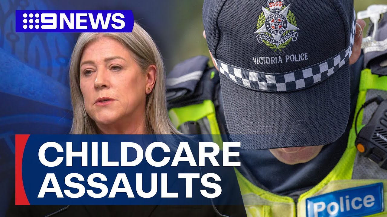 Melbourne childcare worker charged with more than 70 child sex offences | 9 News Australia