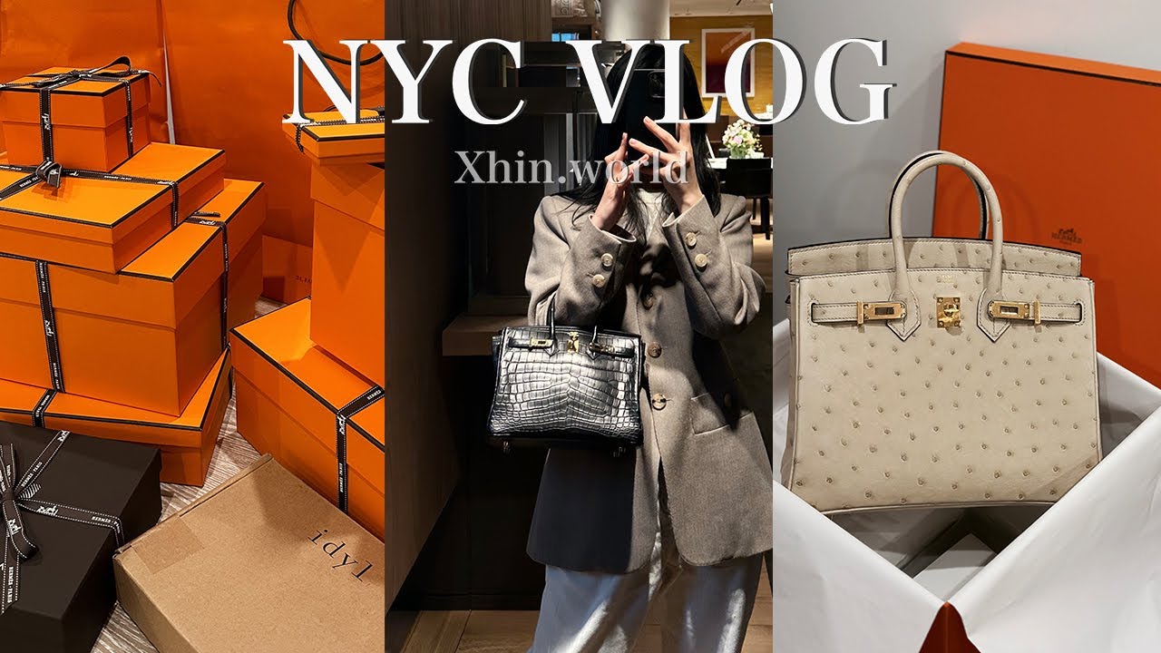 뉴욕 브이로그 | 9000만원 명품 언박싱 | 같이 쇼핑해요✨ | 에르메스 | 버킨 25 | 시계 | 피코탄 | 다이아 쥬얼리 추천