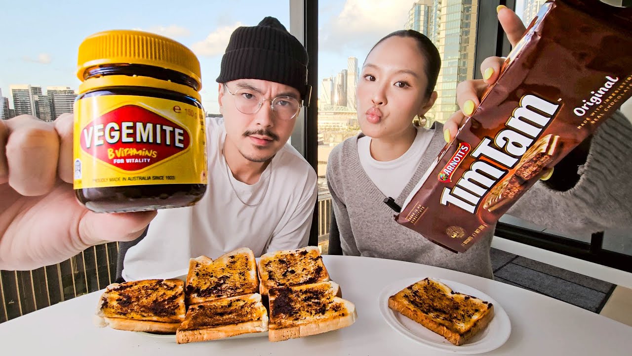 Foreigners Try Vegemite and Tim Tams