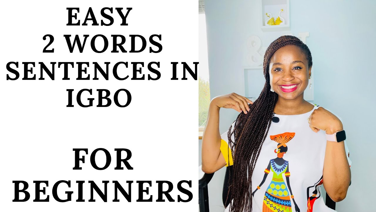 Short sentences for igbo language beginners #igbolanguage #igbo #igboamaka #igboculture