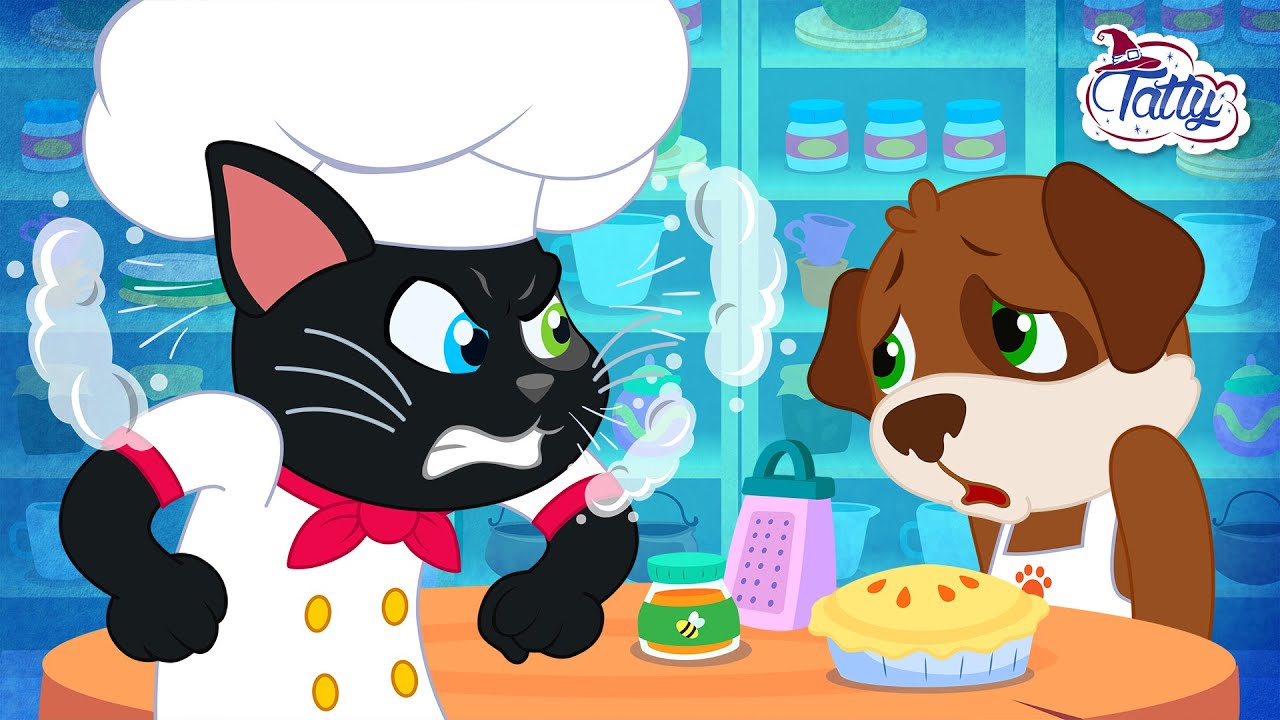 👨🏻‍🍳 Мисифу учи Татти и приятелите му как да готвят | Карикатури за деца за готвене