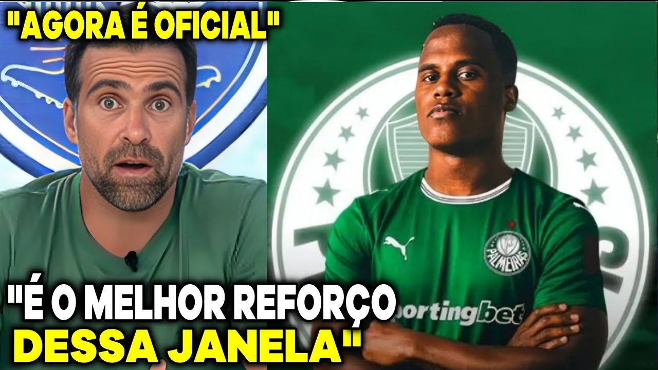 PILHADO CRAVOU E REFORÇO E ANUNCIADO! JHON ARIAS É DO VERDÃO E IMPRENSA RASGA ELOGIOS