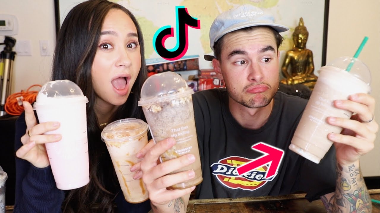 Пробуем вирусные напитки TIK TOK STARBUCKS с Кианом