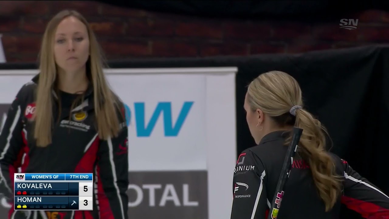 Team Homan's Emma Miskew makes runback triple takeout | 2021 Masters