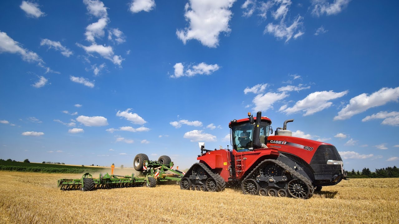 AGRO Jevišovice a.s.- Case Quadtrac 620 & Amazone Catros 12003 2TS- Podmítání/ Disking stubble 2019