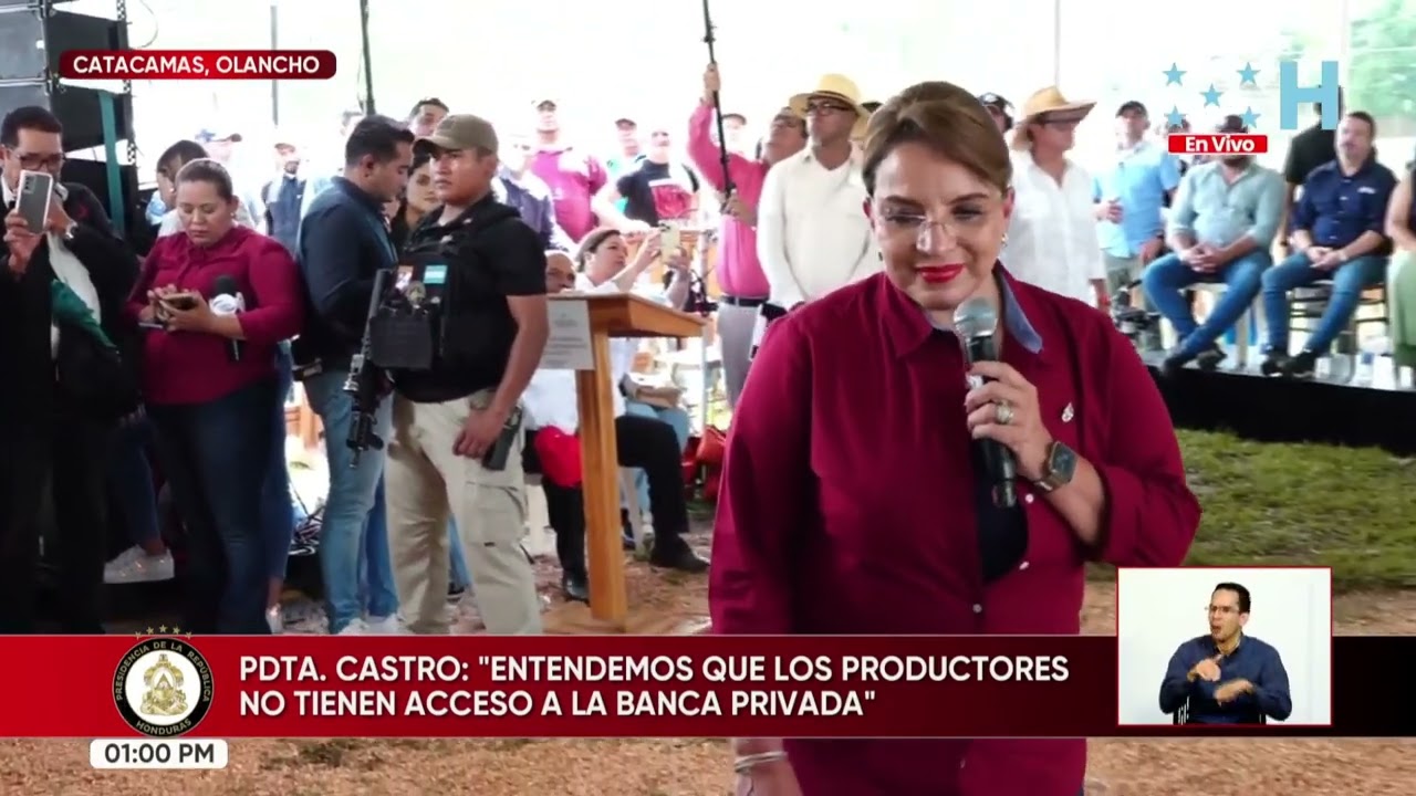 Xiomara Castro lanza bono tecnológico productivo 2025