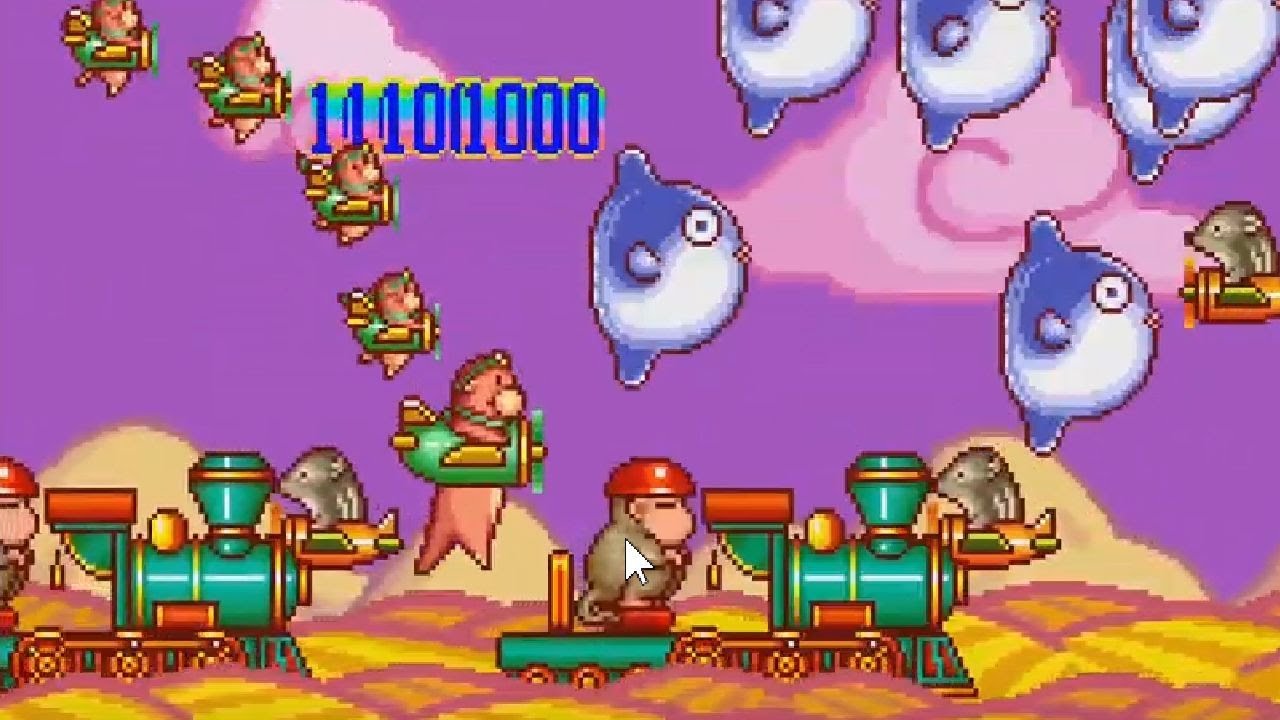 Hacha Mecha Fighter (Arcade) Playthrough longplay retro video game