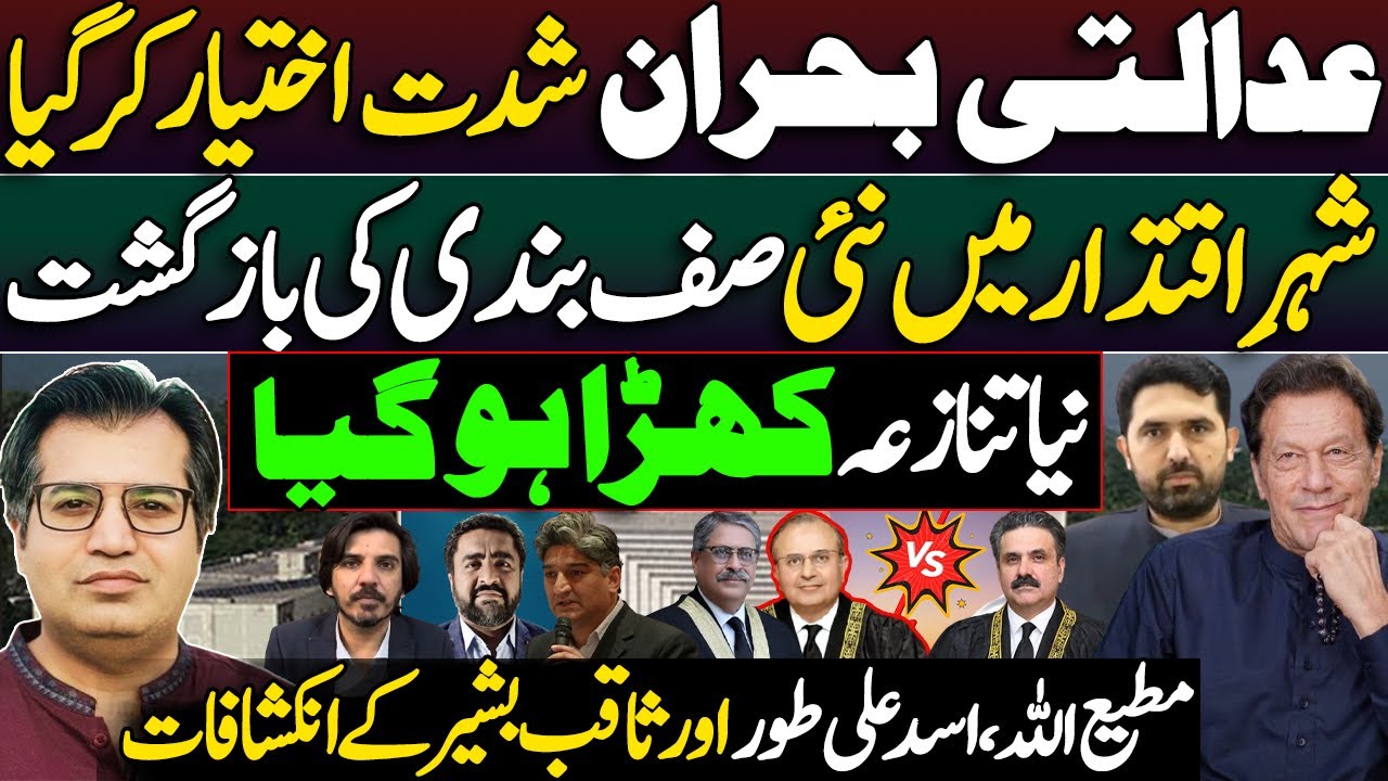 Judicial Crisis Deepens | New Controversy Sparks Outrage | Adeel Sarfraz | Matiullah Jan | Asad Toor