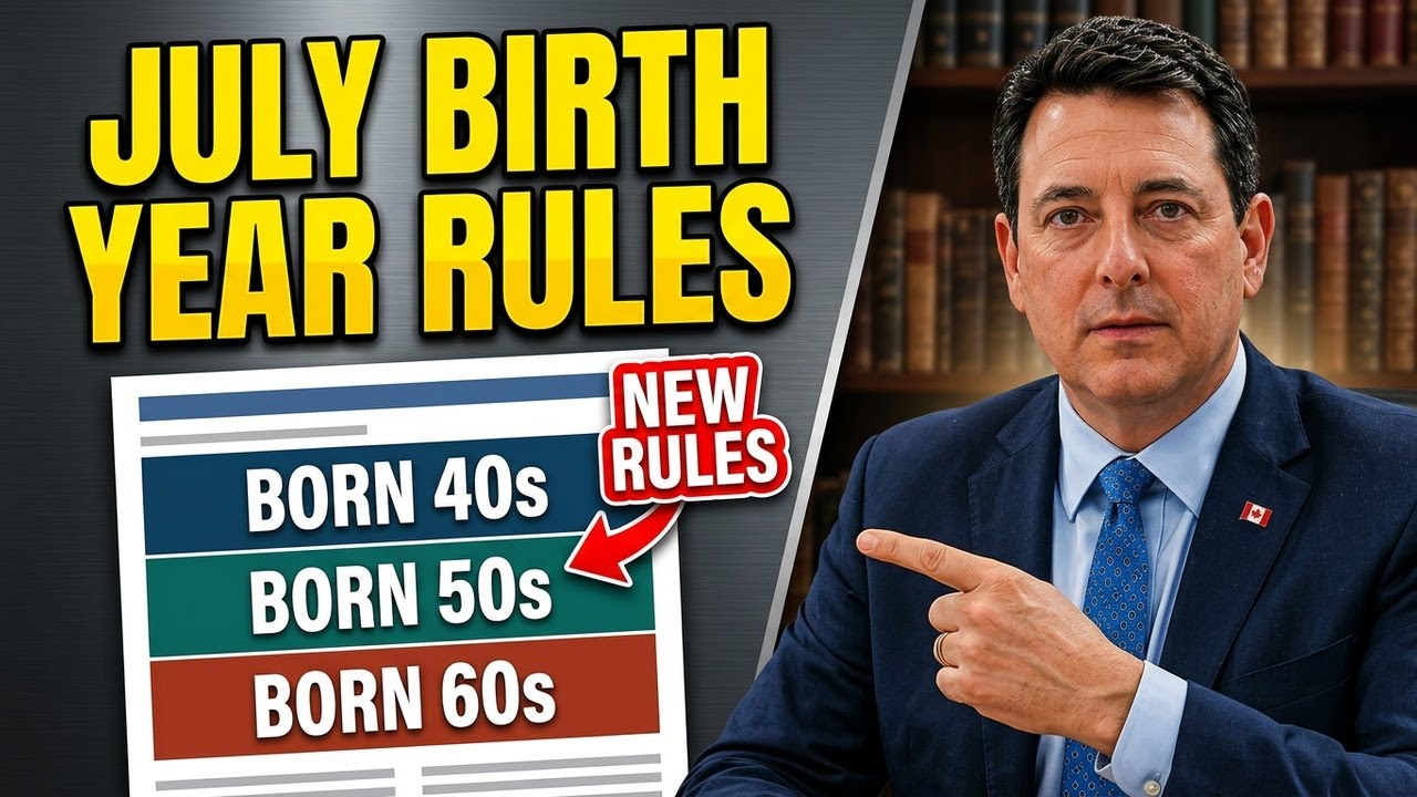 CPP & OAS Seniors Grouped by Birth Year! Born in the 40s, 50s, or 60s? New July Rules May Affect You