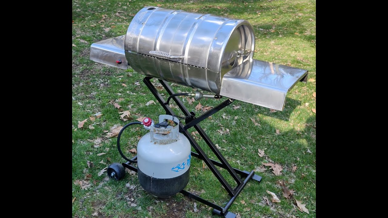 Beer Keg Propane Grill Pt. 1