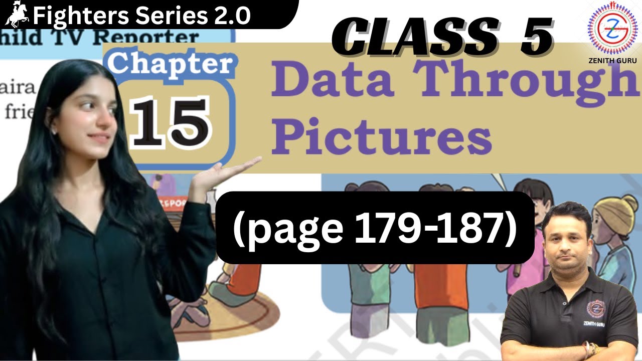 (Page 179-187) Class 5 new Maths mela | Data Through Pictures | Chapter 15 Chapter complete | NCERT