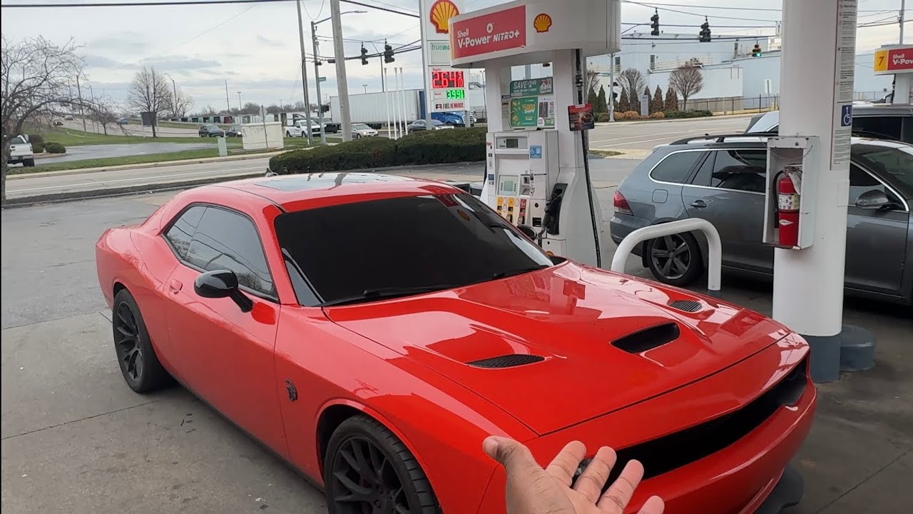 СКОЛЬКО СТОИТ ЗАПРАВИТЬ МОДИРОВАННЫЙ HELLCAT⛽️😈