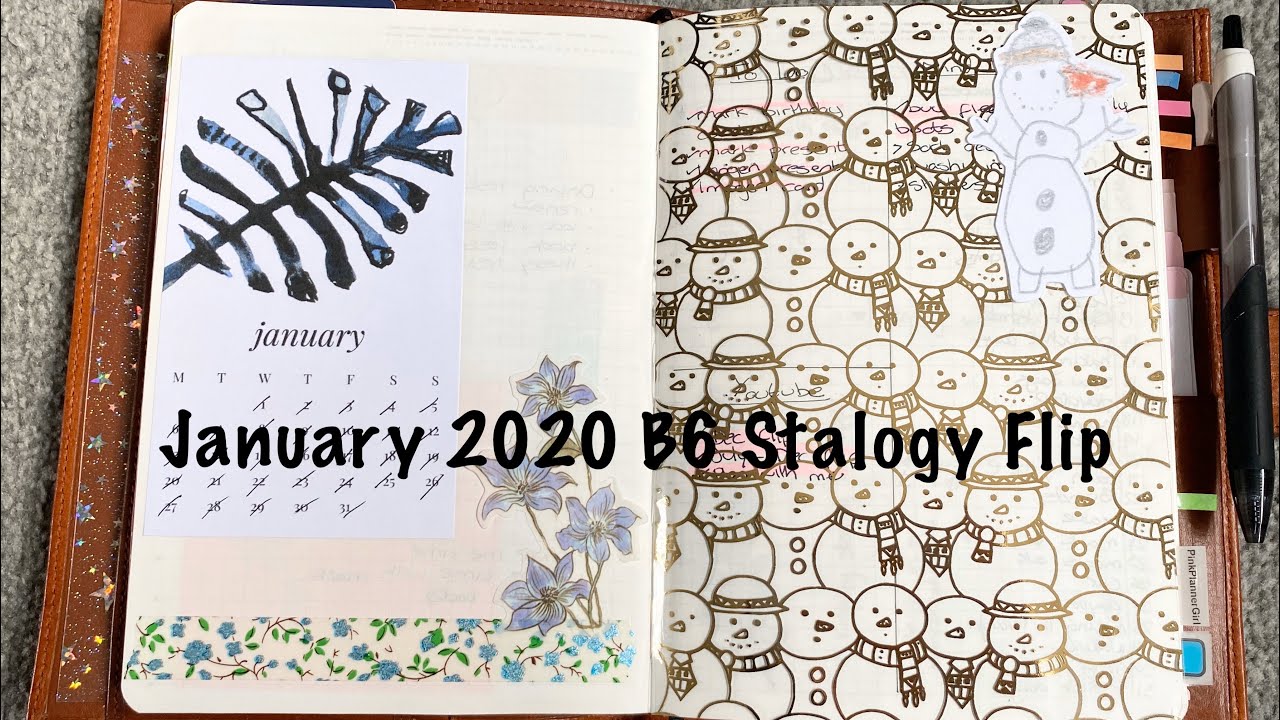 January 2020 B6 Stalogy Flip // Pink Planner Girl
