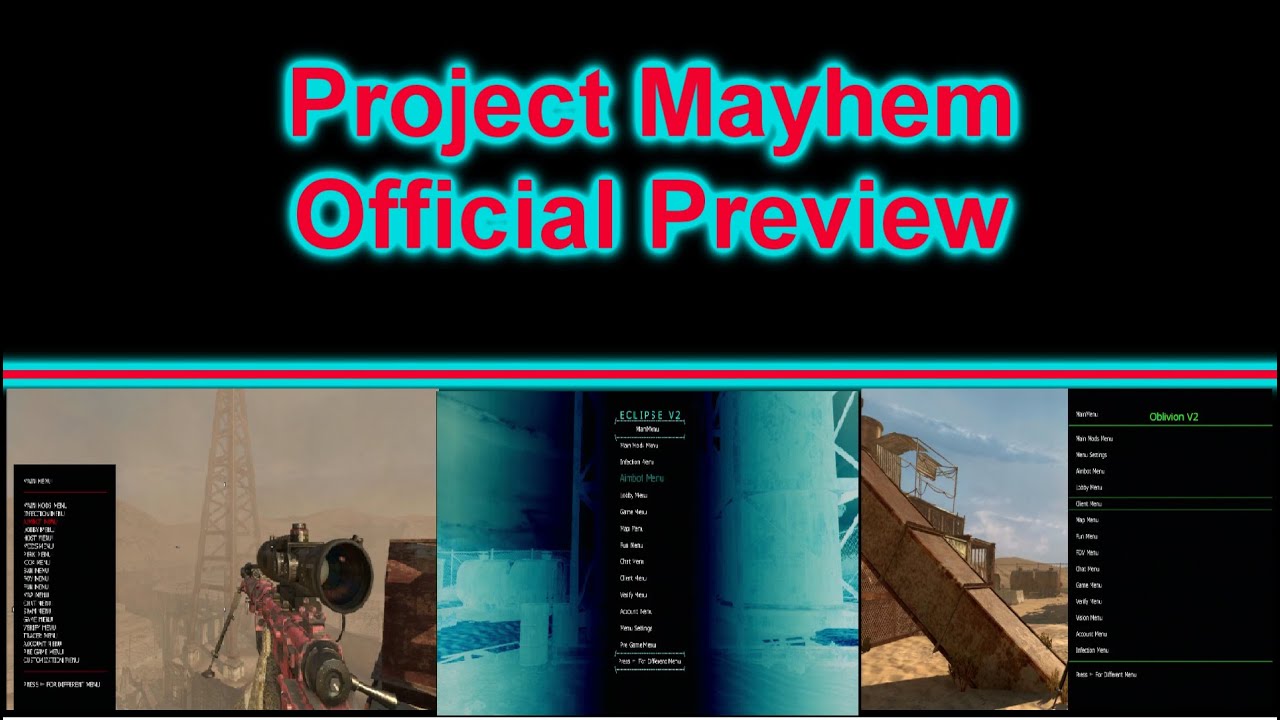 Mw2 CFG Menu [Official Preview] Project Mayhem