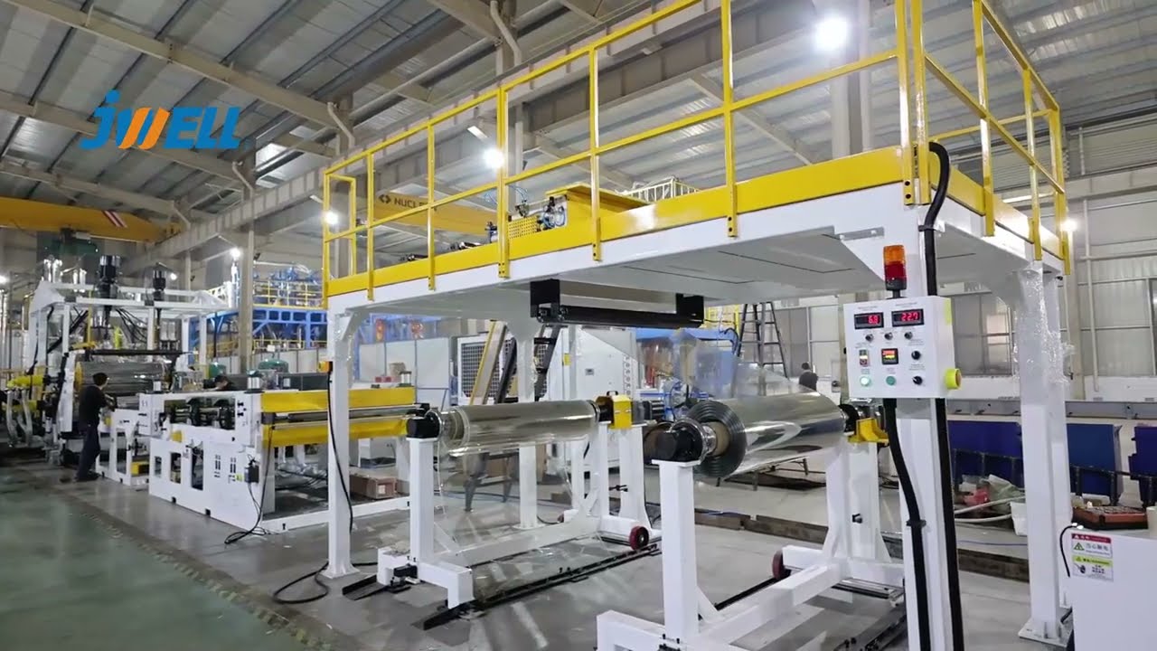 Jwell Machinery PET  Thermoforming Sheet Extrusion Line #extrusionmachine