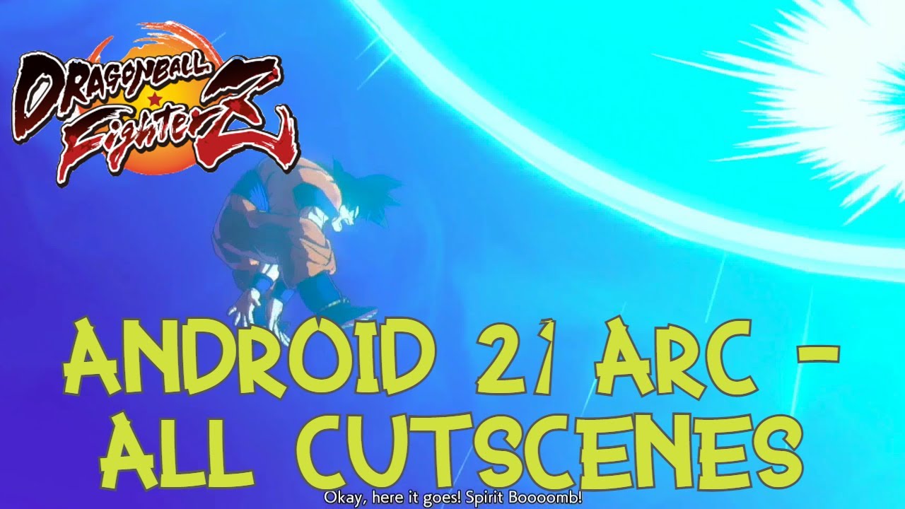 DRAGON BALL FighterZ | Android 21Arc! | All Main DBFZ Story CUTSCENES (Japanese Dub)
