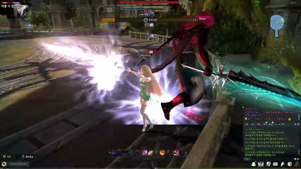 마영전 체른 모르간트 피 30% 0피격 / Vindictus Charon Morgant HP 30% Solo No Hit