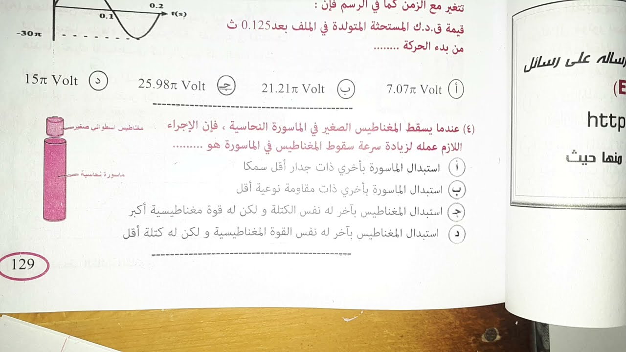 فكره جديده علي الفصل التالت كتاب نيوتن مراجعه نهائية تالتة ثانوي فيزياء