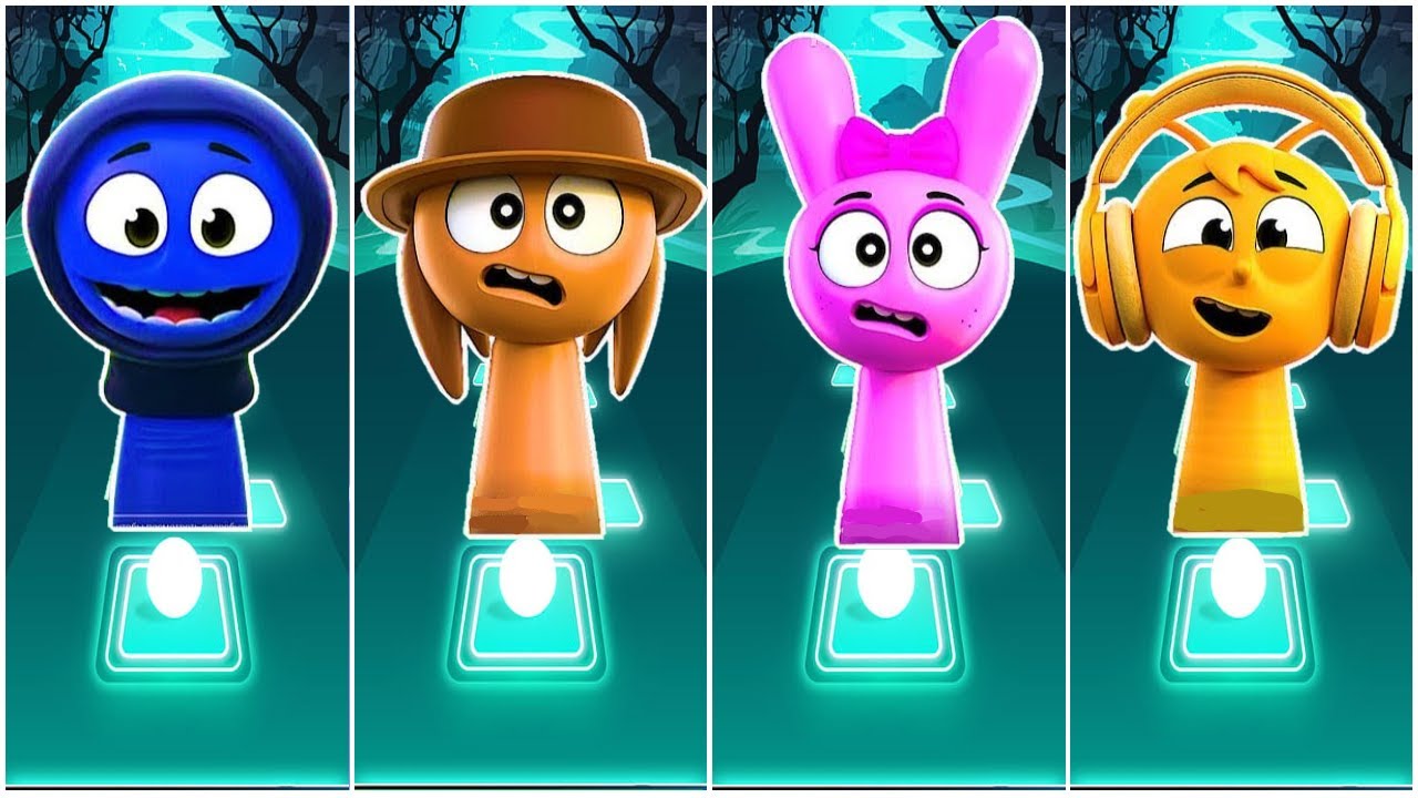Incredibox Sprunki  Oren 💥 Raddy 💥 Pinki 💥 Fun Bot - Tiles Hop EDM Rush!