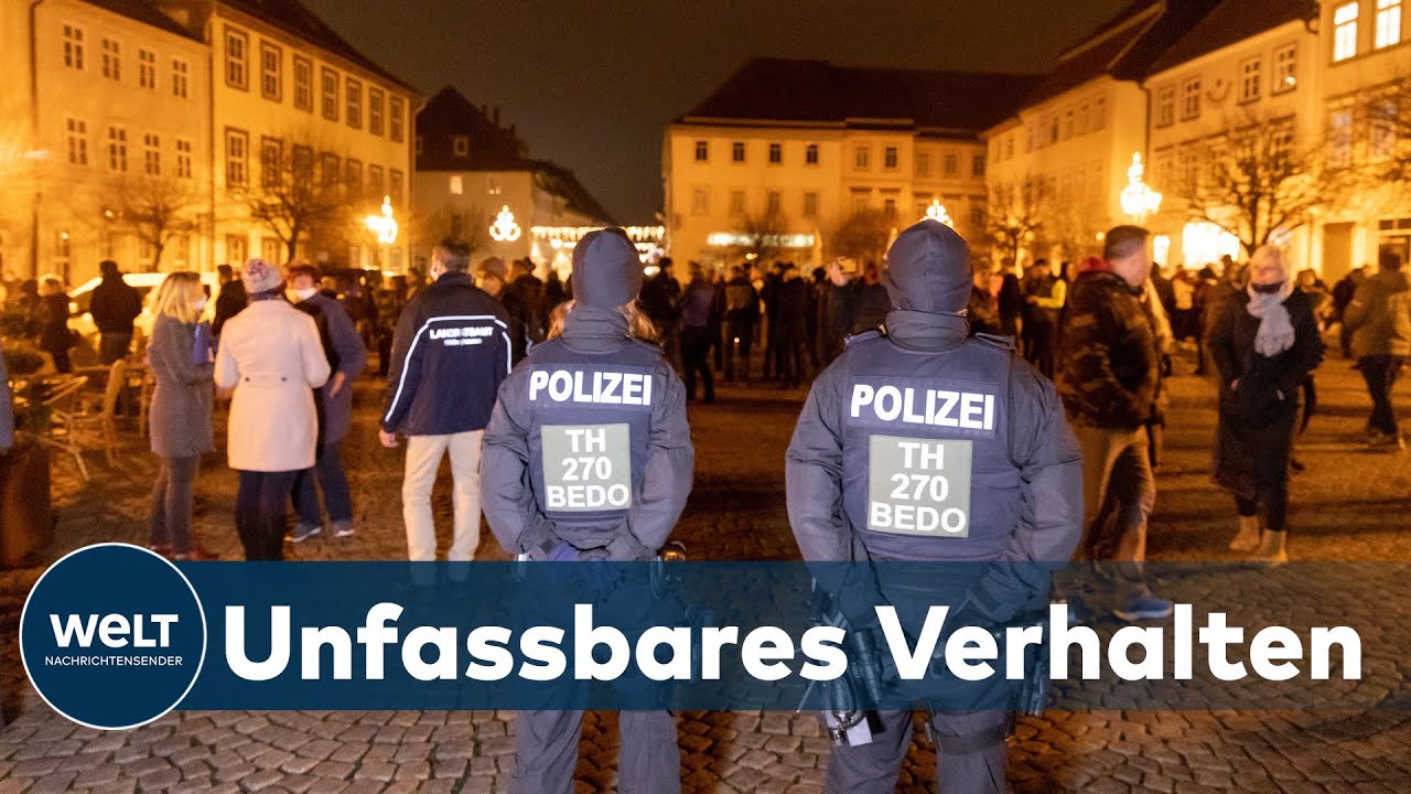 WELT INTERVIEW: Bodo Ramelow verurteilt das Verhalten der Corona-Leugner in  Hildburghausen scharf