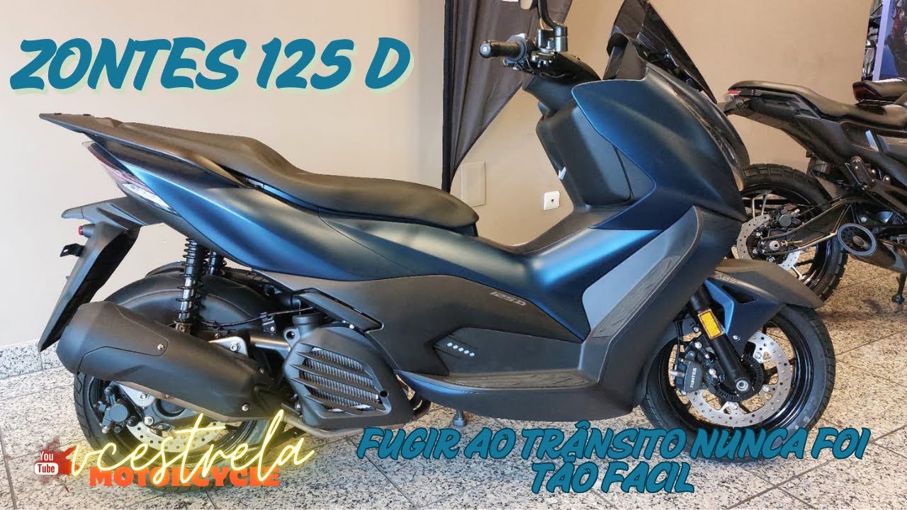 ZONTES 125 D - A MOTA PERFEITA PARA A CIDADE