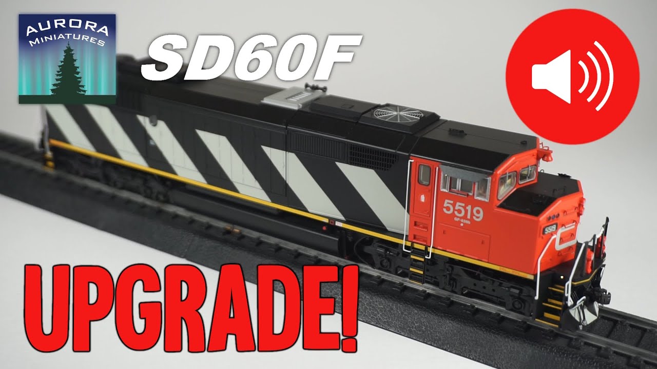 Aurora Miniatures HO SD60F Speaker Upgrade - Sound Comparison and Installation Guide