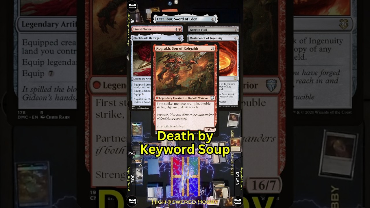 Death By Keyword Soup Double Strike & Deathtouch & Trample 
