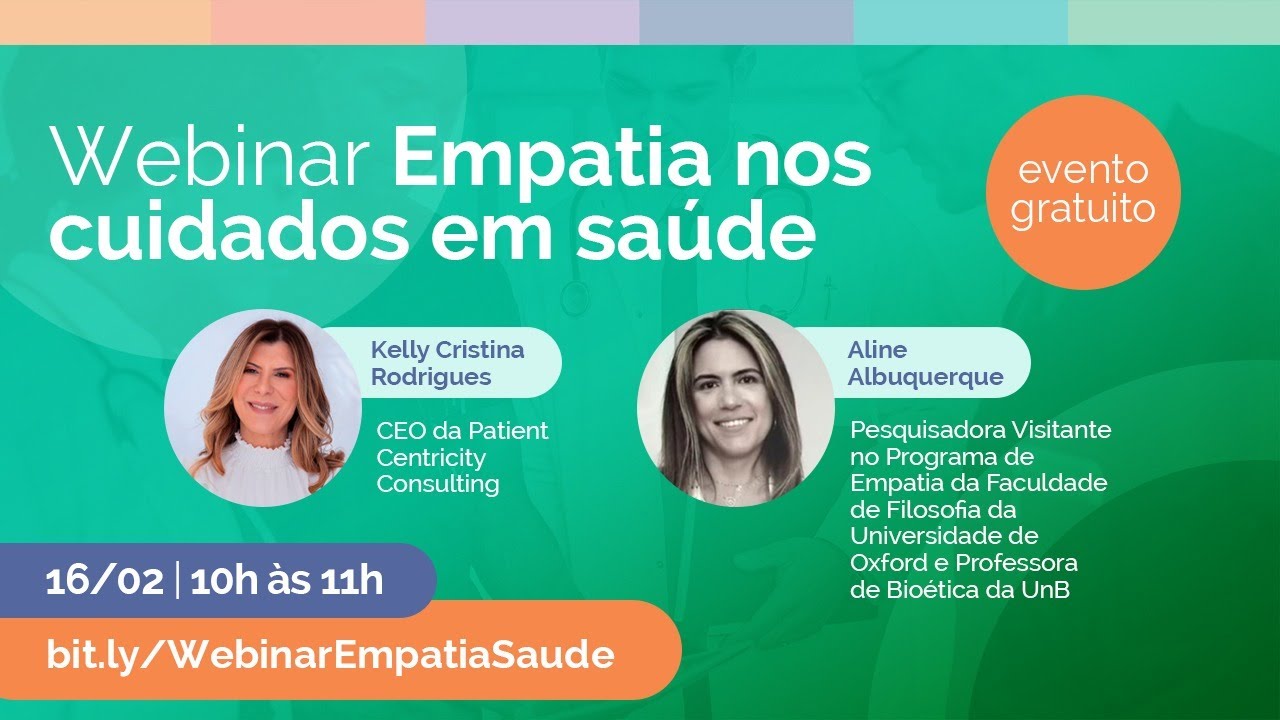 Webinar empatia nos cuidados em saúde