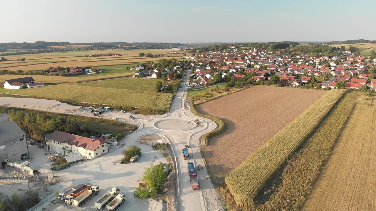 Gilching: the western bypass; DJI Mavic Air (4K)