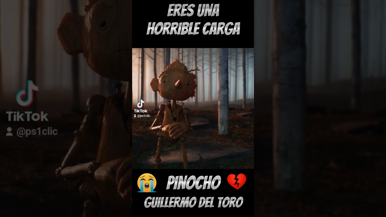 La escena m&aacute;s TRISTE -  PINOCCHIO de Guillermo Del Toro
