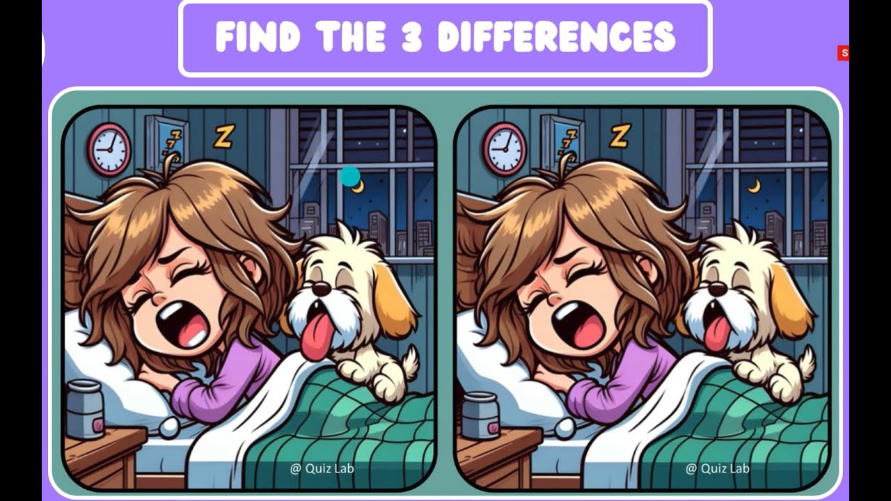 Find The 3 differences | Spot The Difference | Puzzle Genius Challenge 🧩 | Test Your Sharp Eyes