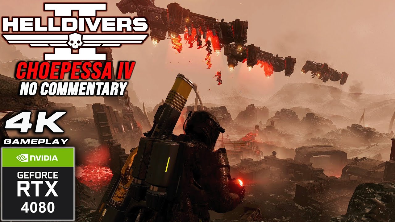 Helldivers 2: 4K Gameplay No Commentary ULTRA Settings | RTX 4080 P866