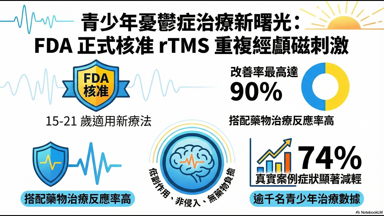 終於等到這一天！青少年憂鬱症治療重大突破：FDA 為 TMS 經顱磁刺激「開綠燈」