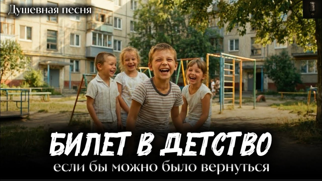 БИЛЕТ В ДЕТСТВО | Если бы можно было вернуться #русскийшансон #шансон #ностальгия #музыка #топ 