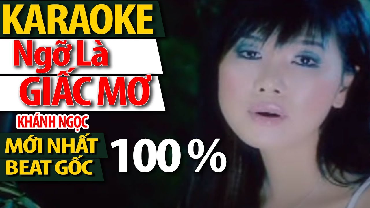 [ karaoke ] Ngỡ Là Giấc Mơ - Khánh Ngọc | Beat Chuẩn CỰC HAY