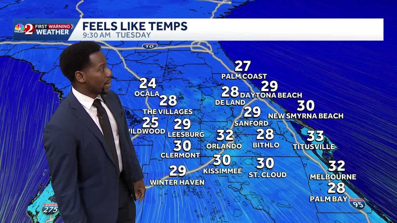 Central Florida turning up the heat before major cold plunge