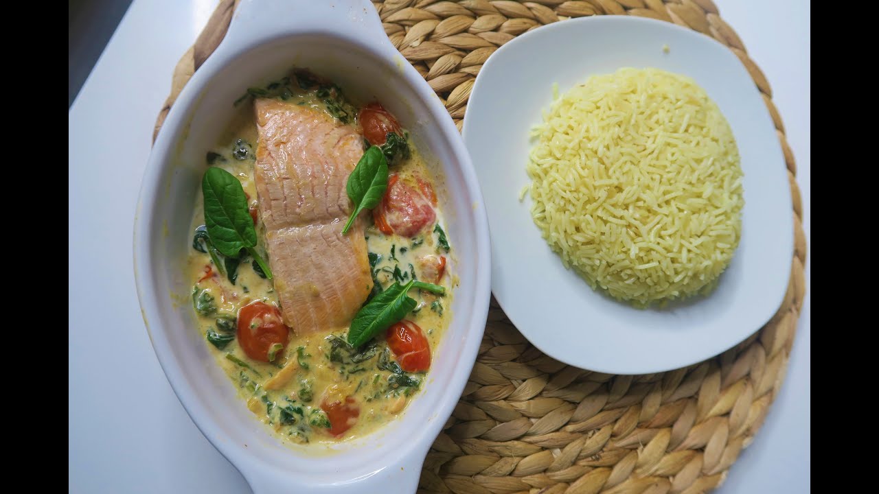 Recette 218 : Saumon à la Toscane + Riz pilaf ! UN DELICE !!!