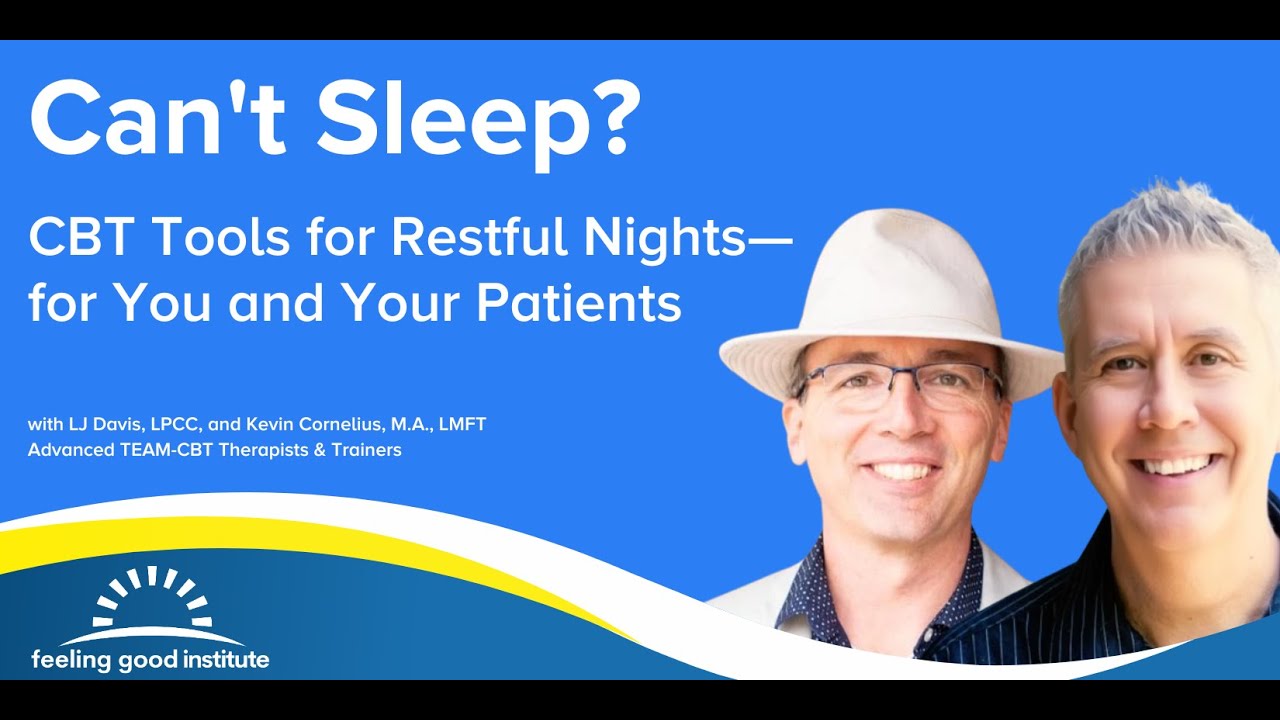 Can't Sleep Insomnia CBT Webinar Video