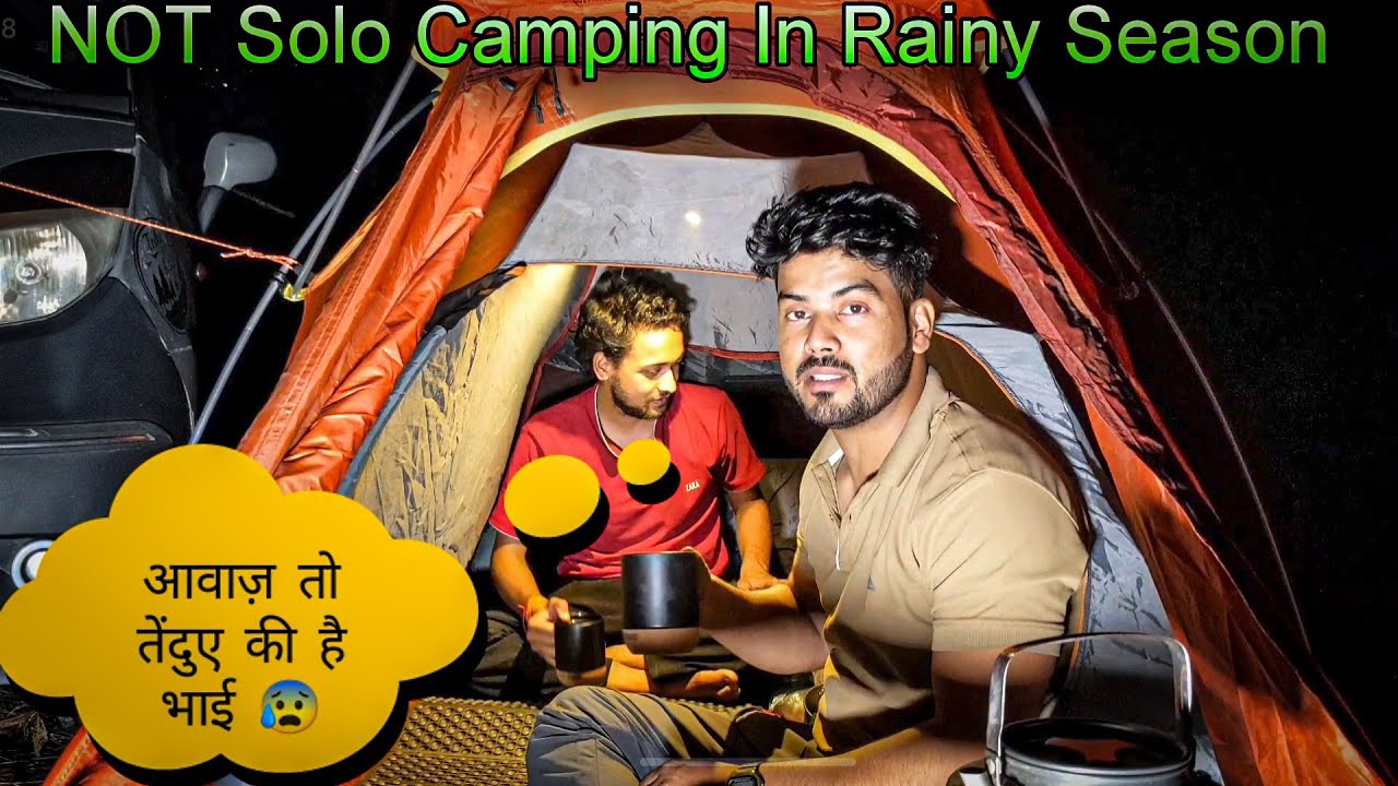 Not Solo Camping In Rainy Season | Camping & Relaxing In Deep Forest #vlog