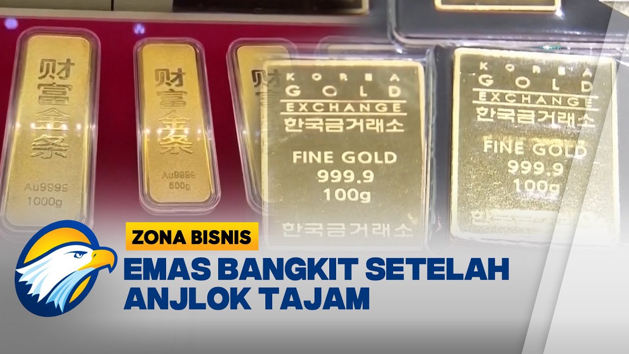 Setelah Ambruk Harga Emas Dunia Kini Berbalik Naik - [Zona Bisnis]