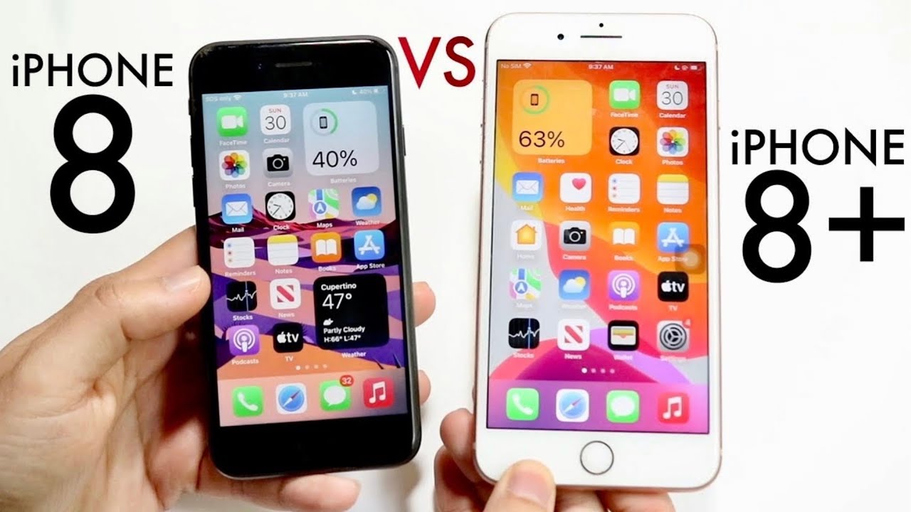 iPhone 8 против iPhone 8 Plus в 2025 году! (Сравнение) (Обзор)