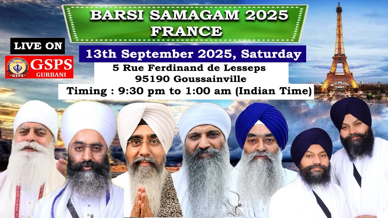 LIVE FROM FRANCE ! Day 8 - BARSI SAMAGAM 2025, Goussainville