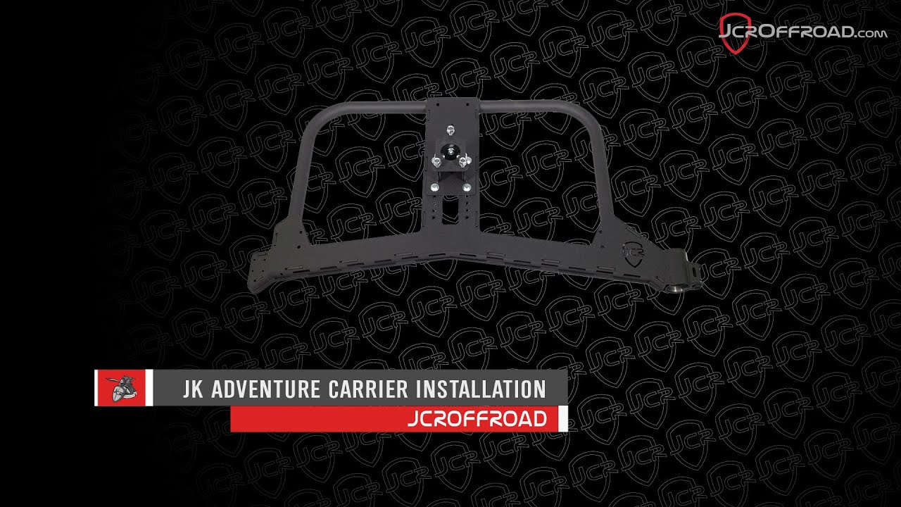 JcrOffroad - Jeep Wrangler JK Adventure Tire Carrier Installation