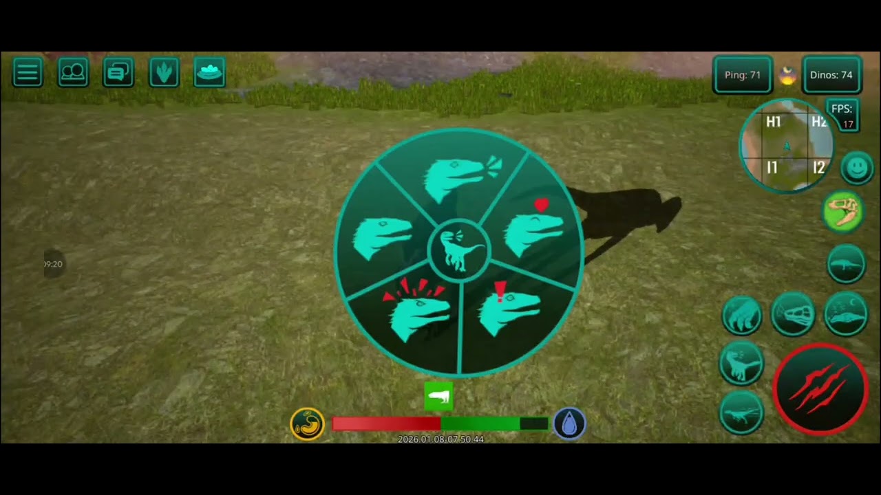 Gameplay de megaraptor #thecursedisle #dinosaur #gameplay 