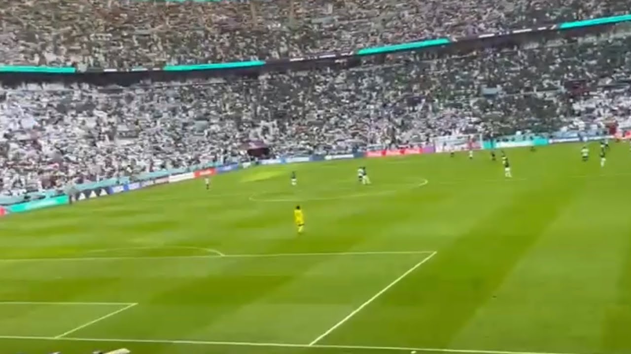 Last Minutes Argentina vs Saudi Arabia 2022 World Cup Lusail Stadium