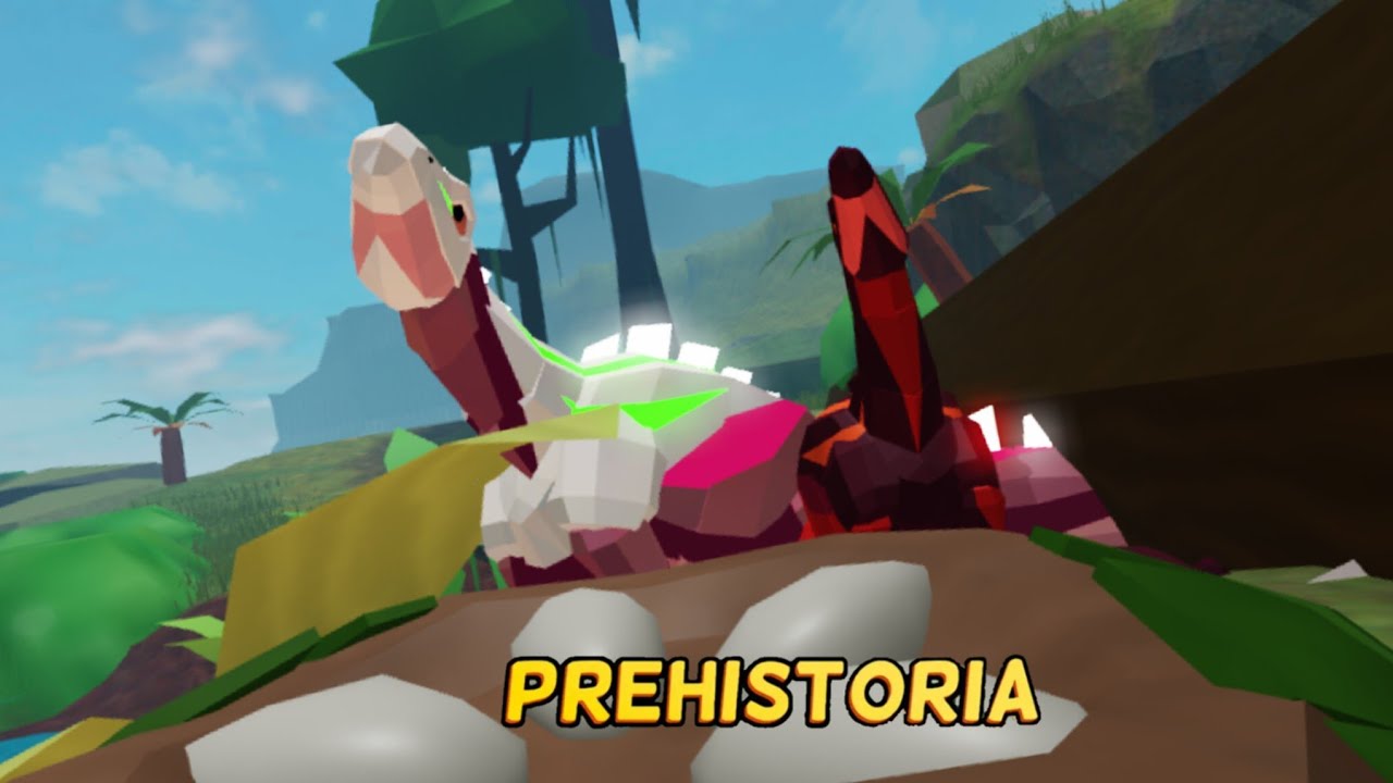 NINHOS E FILHOTES CHEGANDO, Esconda seus filhotes!! I Prehistoria Roblox Ramo de testes PT_BR I