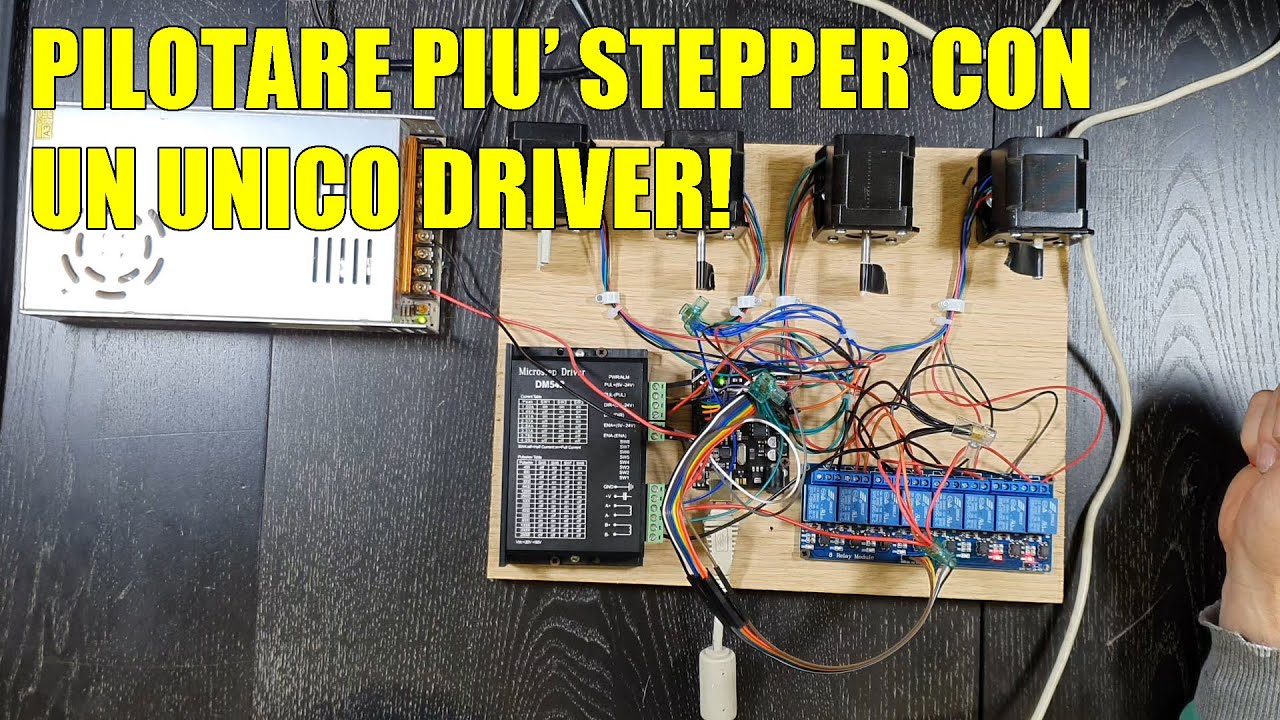 PILOTARE VARI STEPPER CON UNICO DRIVER