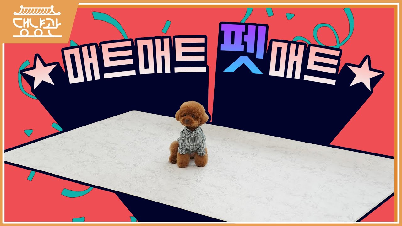 거 참 눕기 딱 좋은 매트네 [퍼핑 펫 매트]