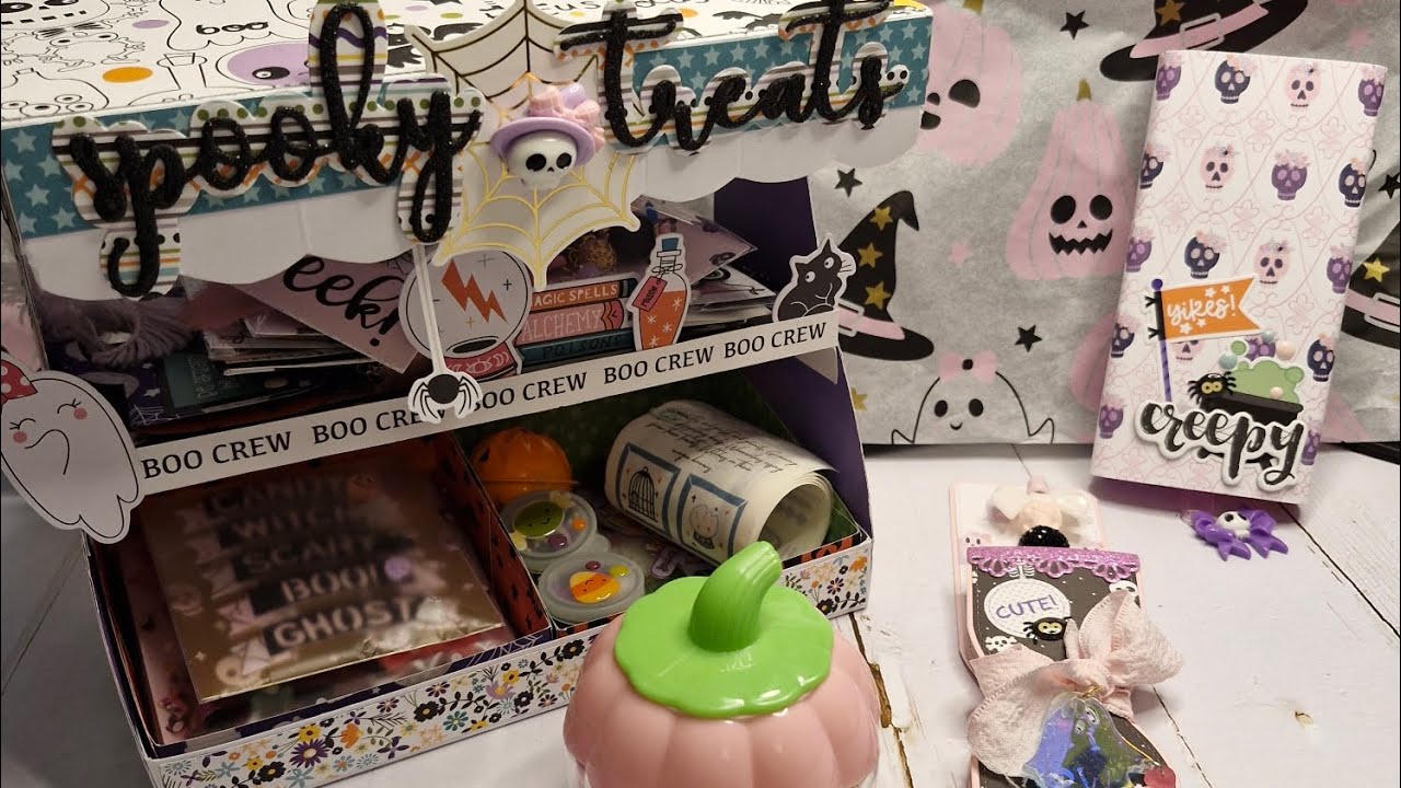 Outgoing pastelloween swap for @Craftycreationsbyapril
