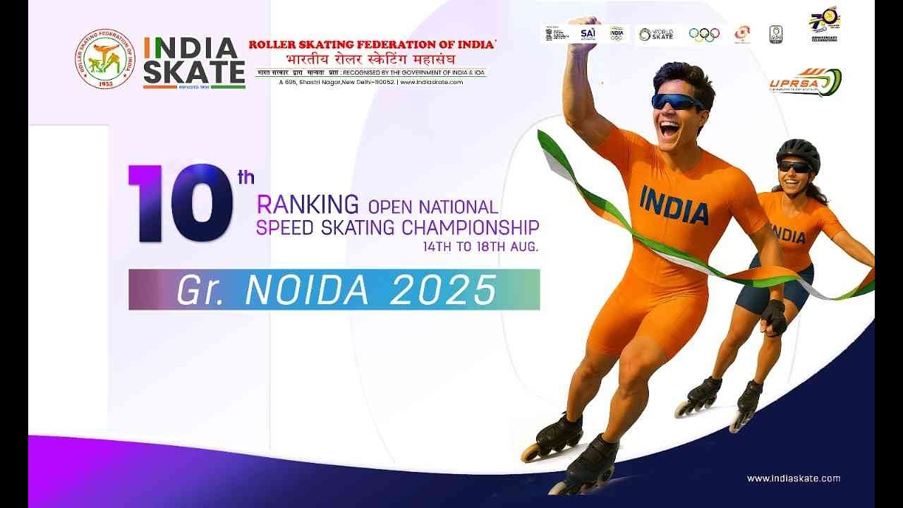 DAY 3 - 10TH RANKING - OPEN NATIONAL SPEED SKATING CHAMPIONSHIP - NOIDA 2025